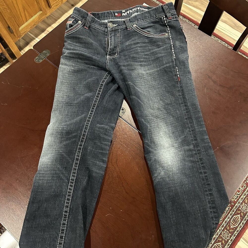 Affliction Loud & Fast Red Label Jeans Mens 33 Standard Series Denim